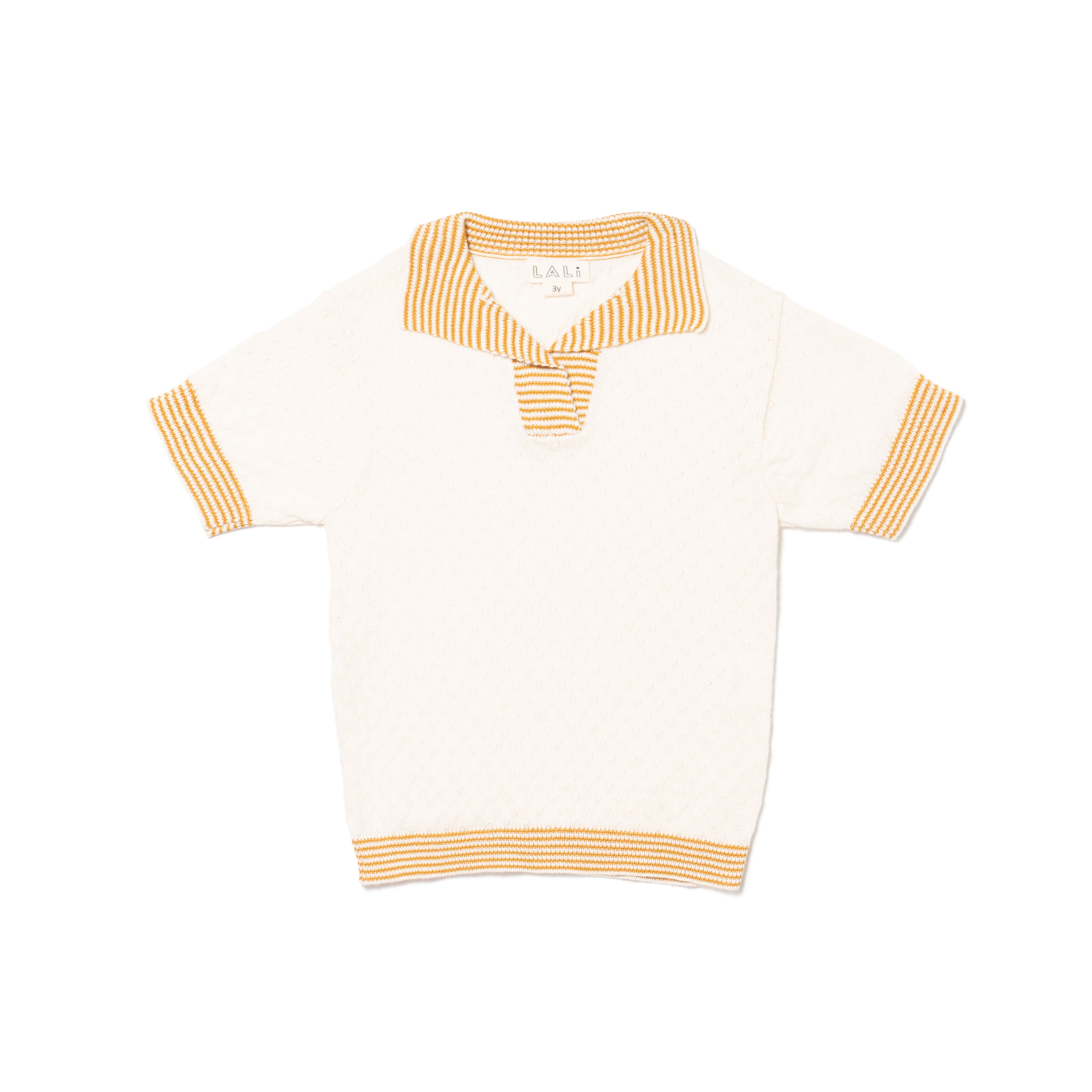 AMES SWEATER, SAND AND MUSTARD Lali