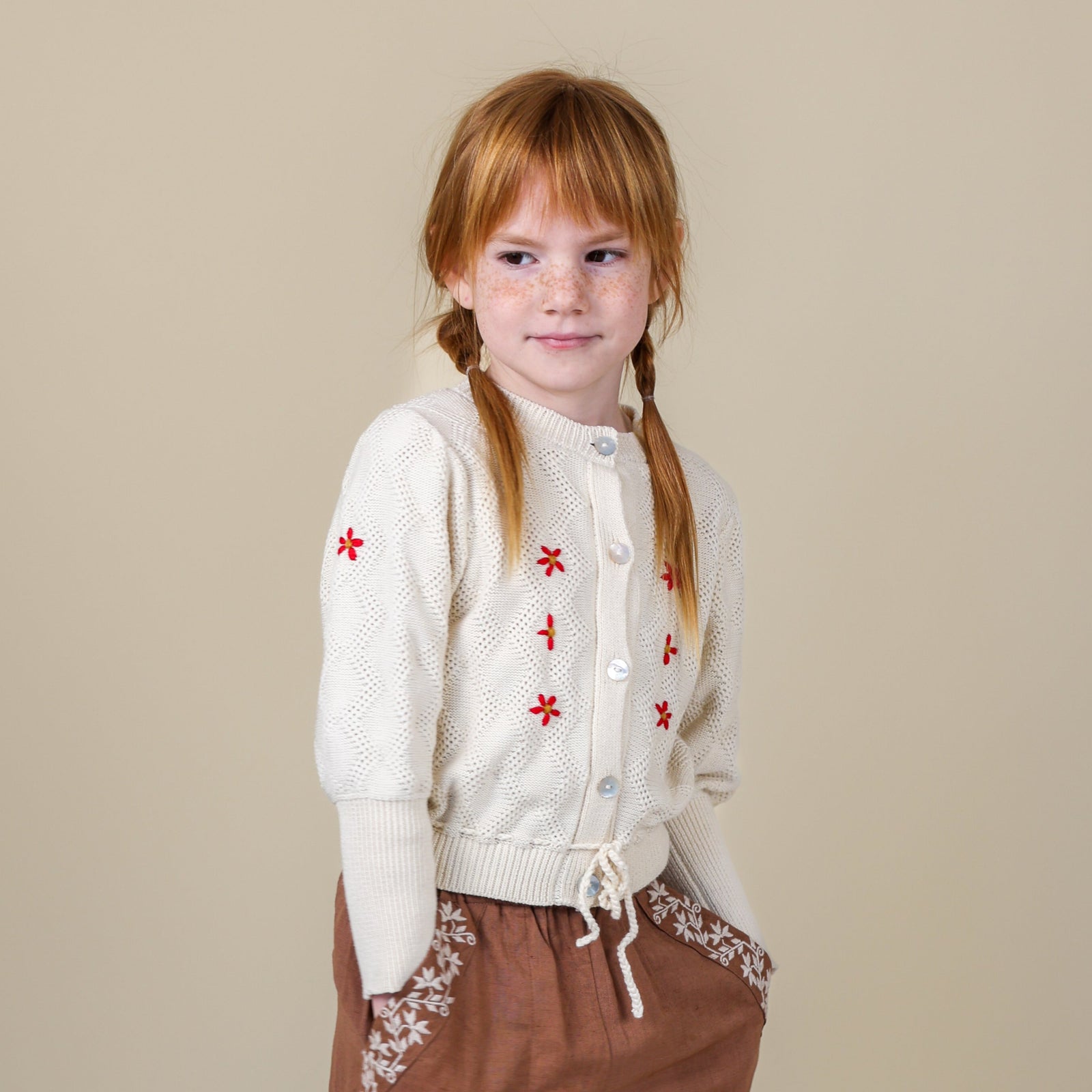 MOSS CARDIGAN, OPALINE AND POPPY – Lali