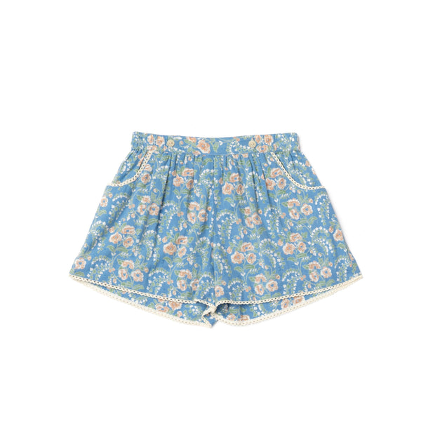 BEGONIA SHORTS, SUMMER BLOOMS PRINT