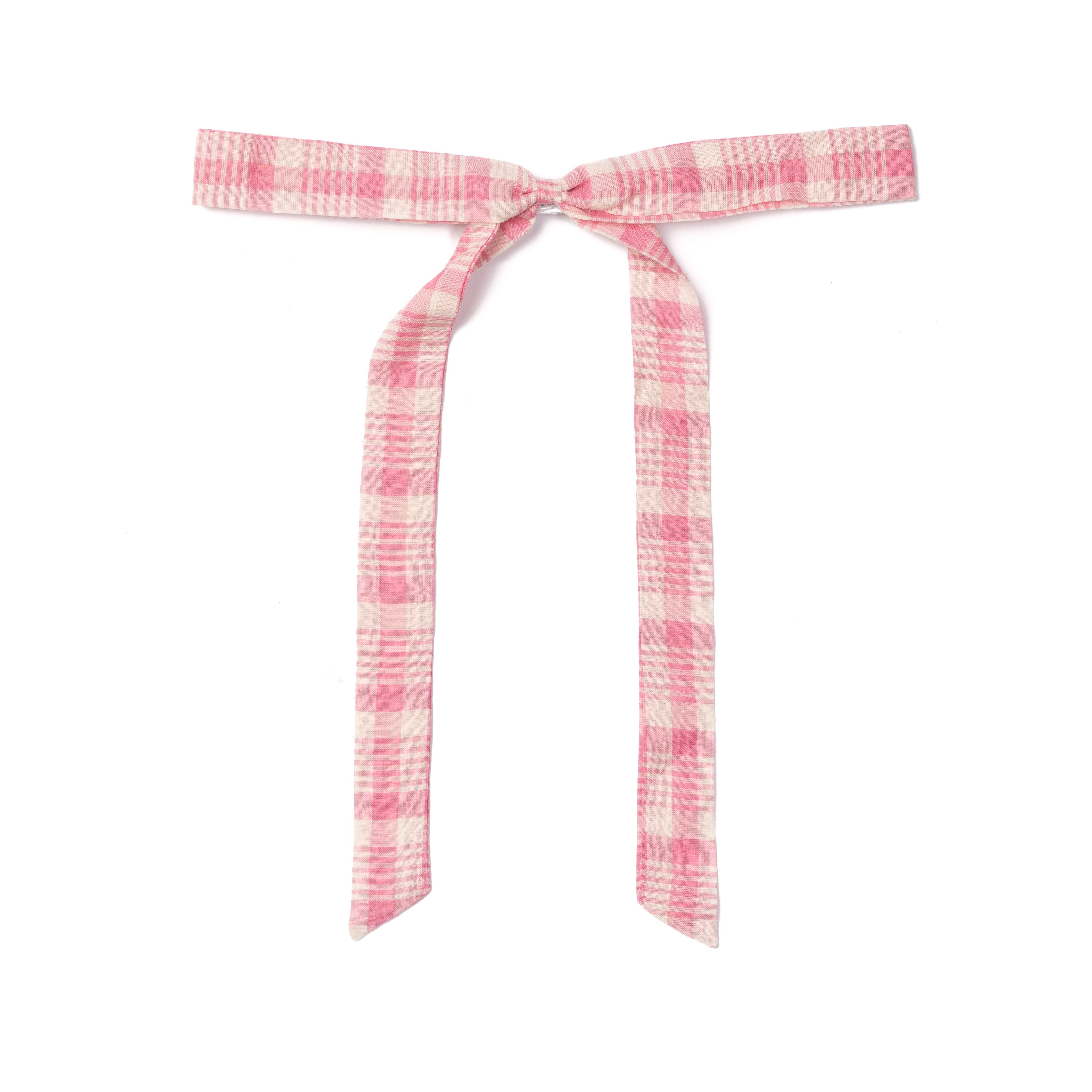 Ribbon Bow, Pink Picnic Plaid – Lali