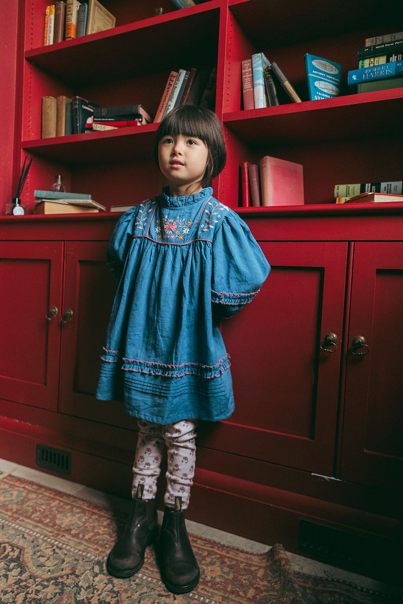 AMELIA DRESS, BIJOU BLUE