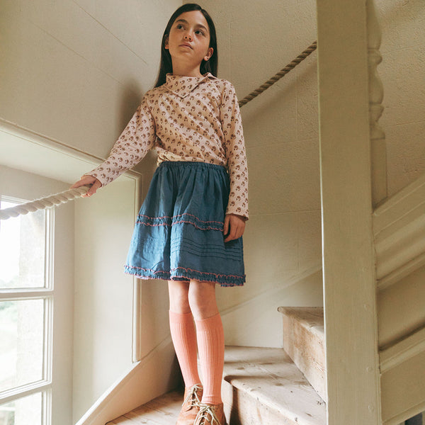 LILY SKIRT, BIJOU BLUE