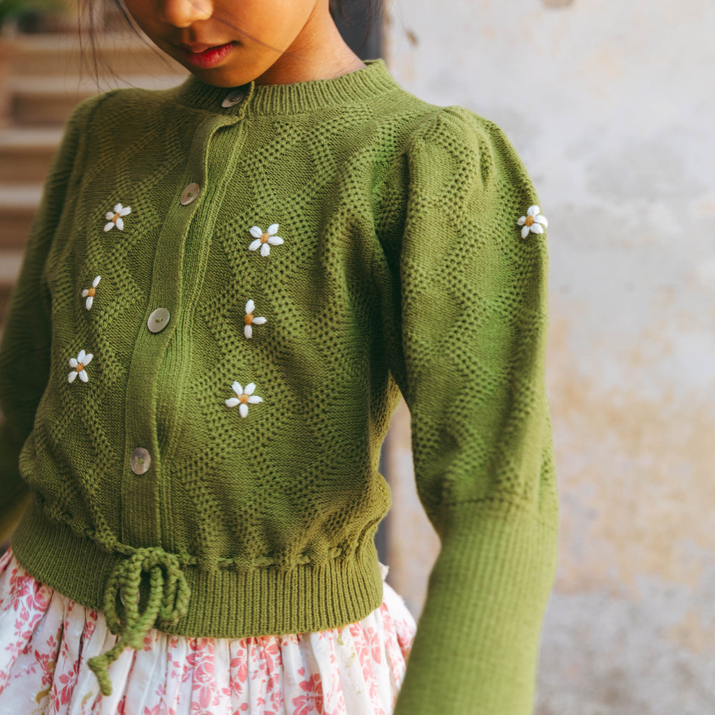 トップス Cotton Knit Cardigan 2 Moss Green トップス Cotton Knit Cardigan 2 Moss Green トップス Cotton
