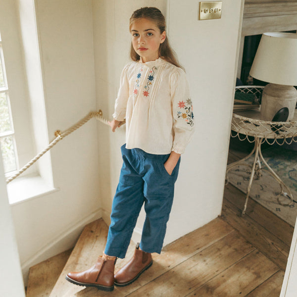 REMY TROUSERS, BIJOU BLUE CORDUROY