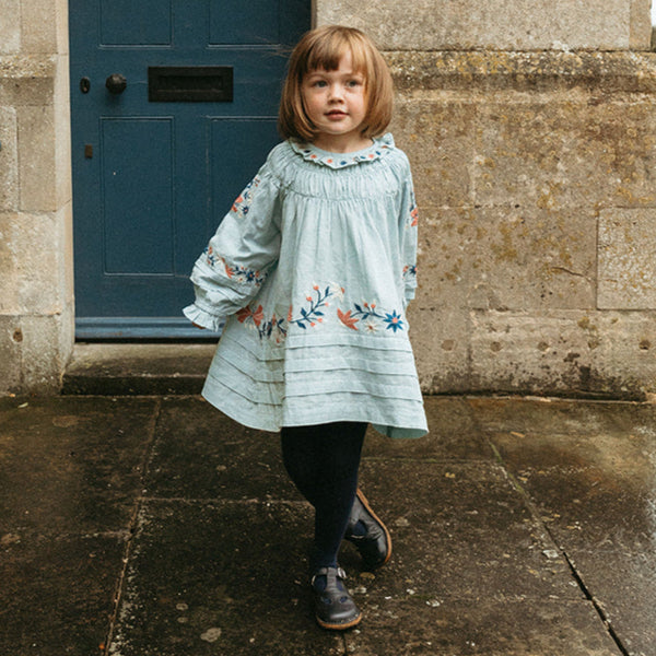 TULIP DRESS, BLUE HAZE