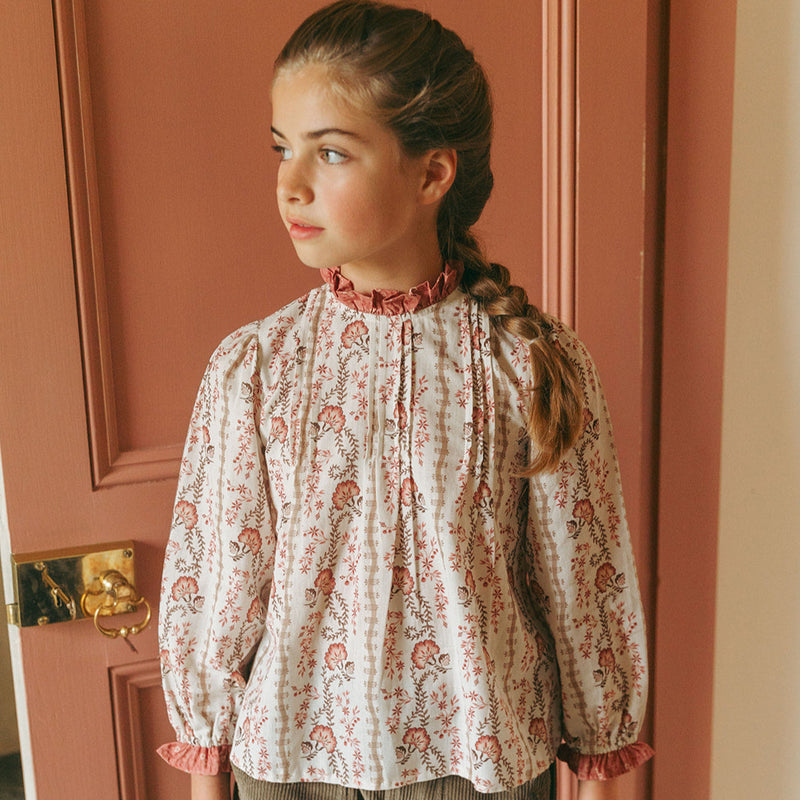 LUNA TOP, FALL VINE PRINT