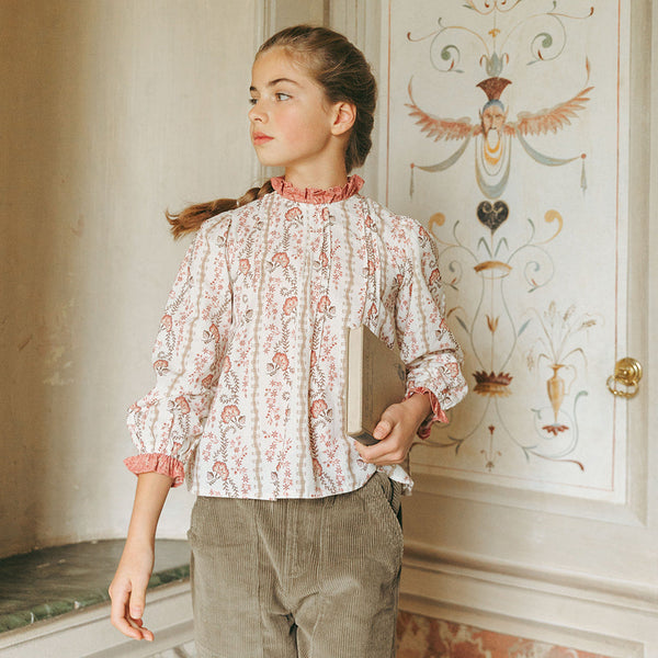 LUNA TOP, FALL VINE PRINT