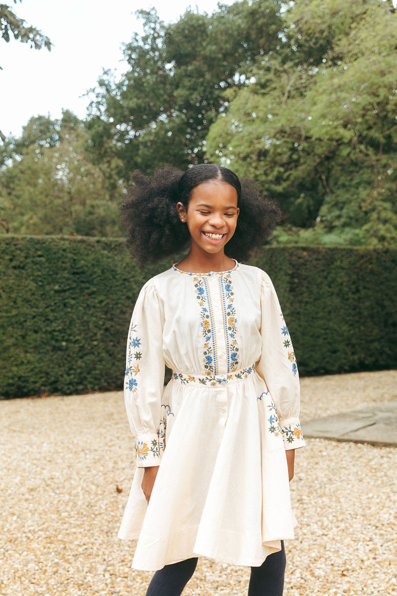 BLAIR DRESS, IVORY