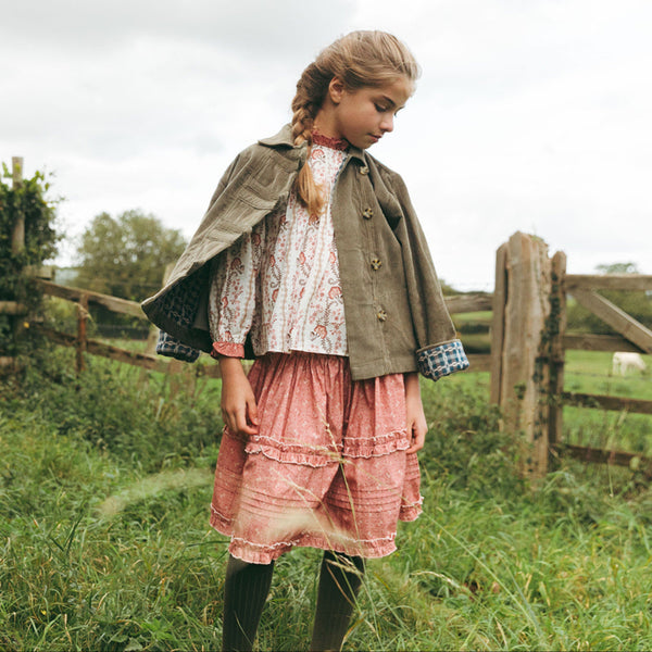 LILY SKIRT, OLD ROSE