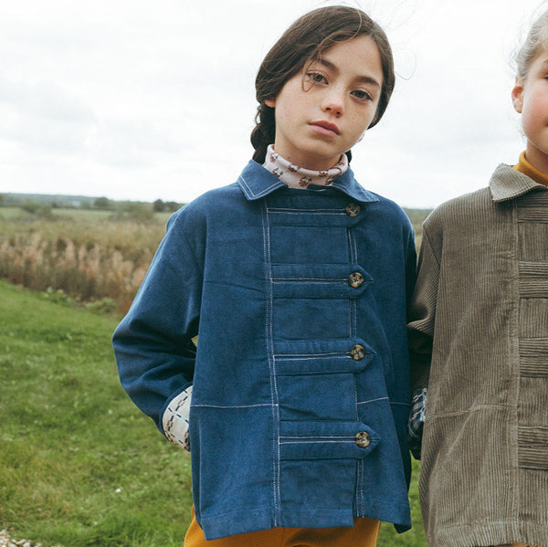 TOGGLE JACKET, BIJOU BLUE CORDUROY