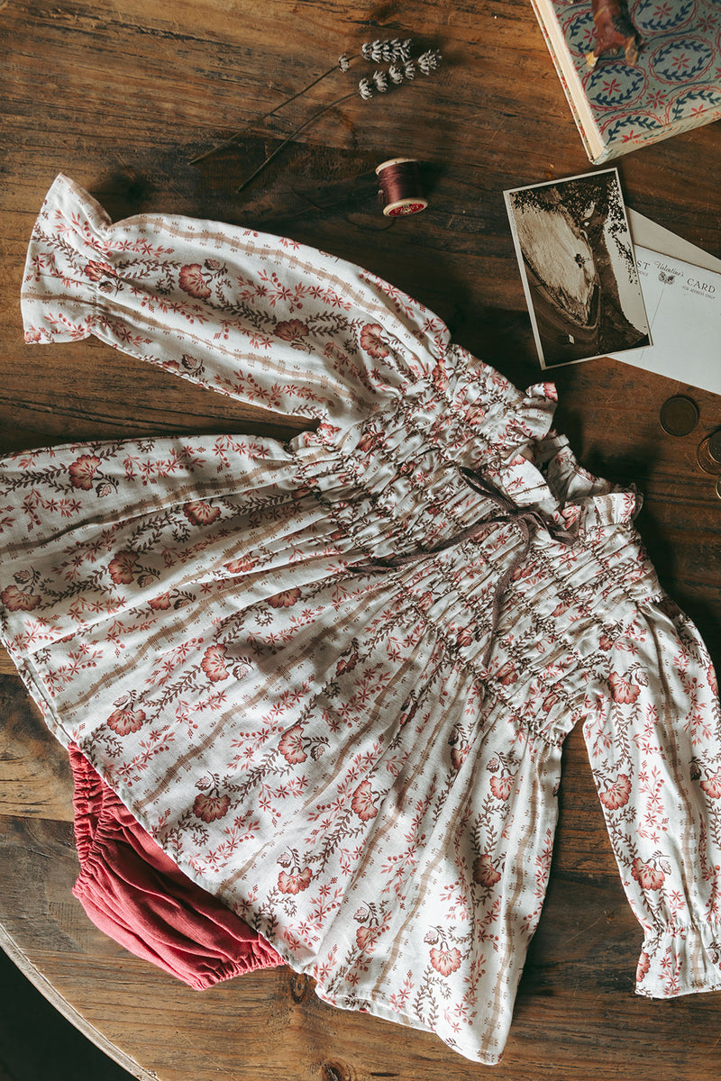 LITTLE PARVATI SET, FALL VINE PRINT & DUSTY CEDAR