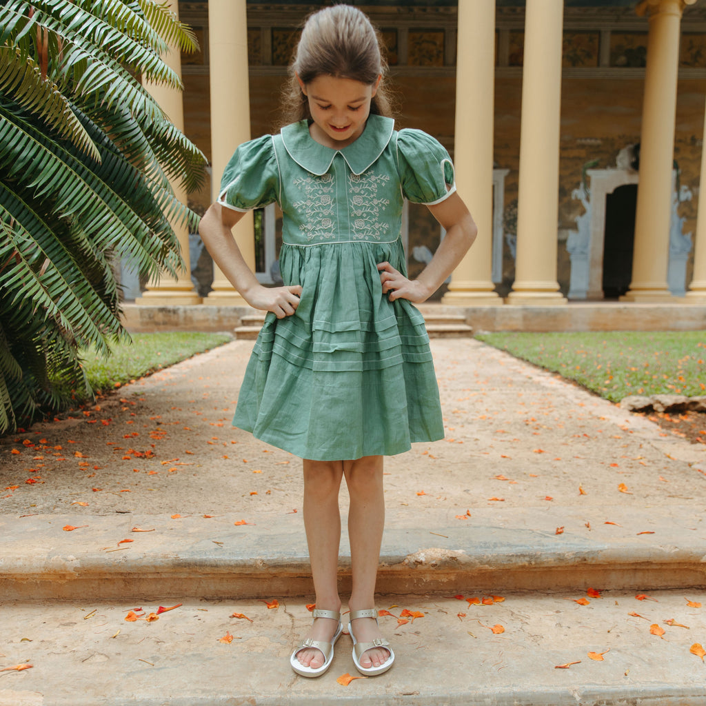 MARAGOLD DRESS, PERIDOT GREEN