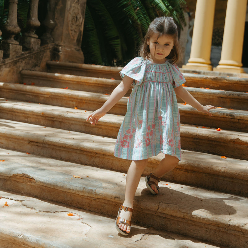 MINI TULIP DRESS, MINTY CHEX – Lali
