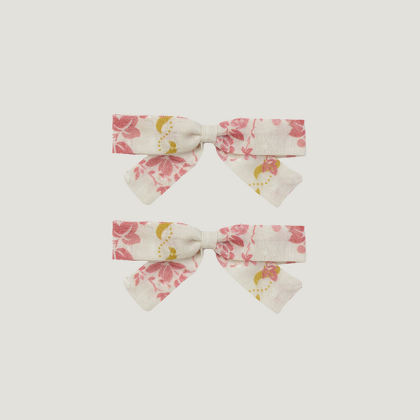 BOW SET, CLIMBING ROSES PRINT