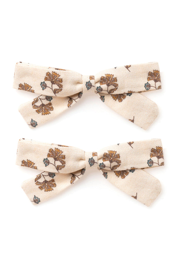 BOW SET, TEXTURED FLORAL