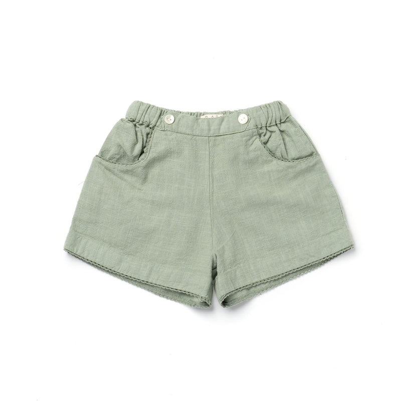 BEGONIA SHORTS, LILYPAD GREEN