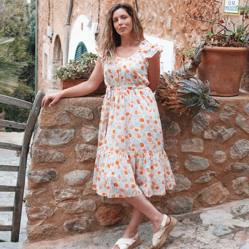 floral ladies dress Modest floral fall dresses for women
