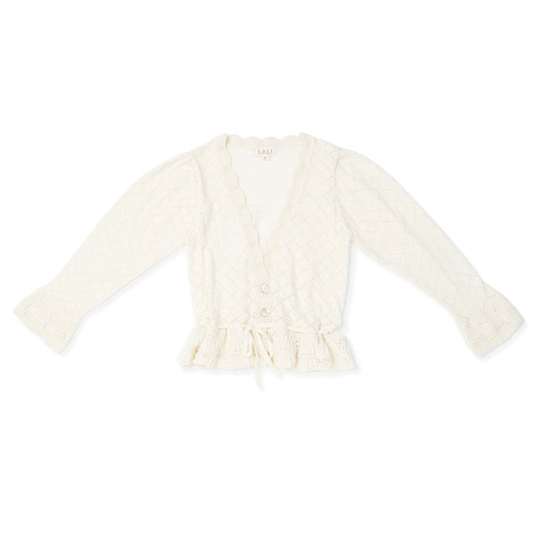 CARDIGAN, ALMOND