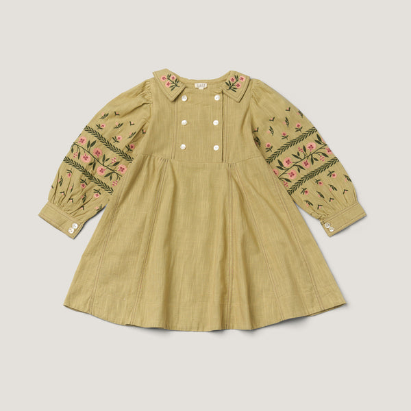 GEMMA DRESS, FADED MOSS