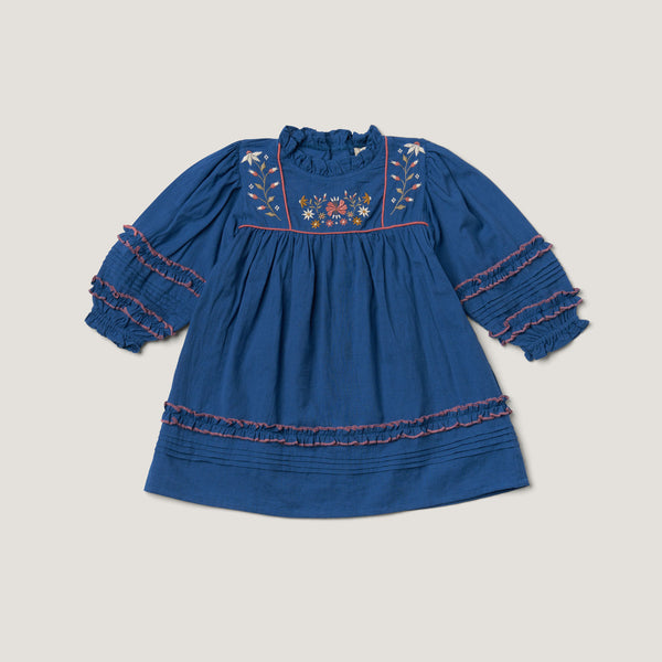 AMELIA DRESS, BIJOU BLUE