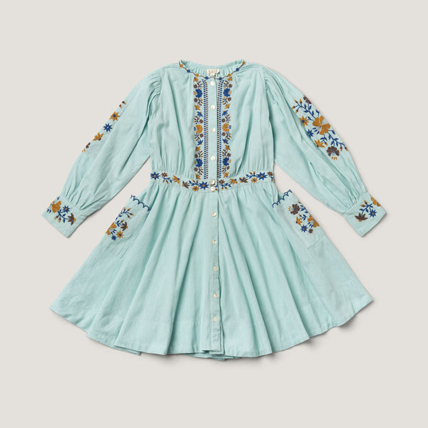BLAIR DRESS, BLUE HAZE