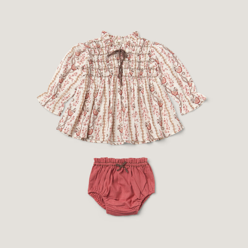 LITTLE PARVATI SET, FALL VINE PRINT & DUSTY CEDAR