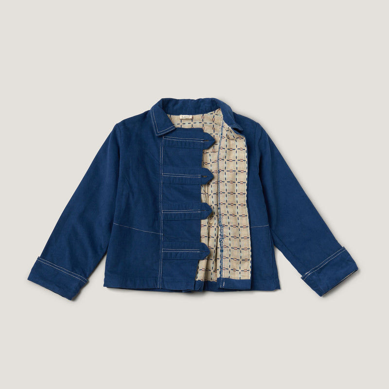 TOGGLE JACKET, BIJOU BLUE CORDUROY