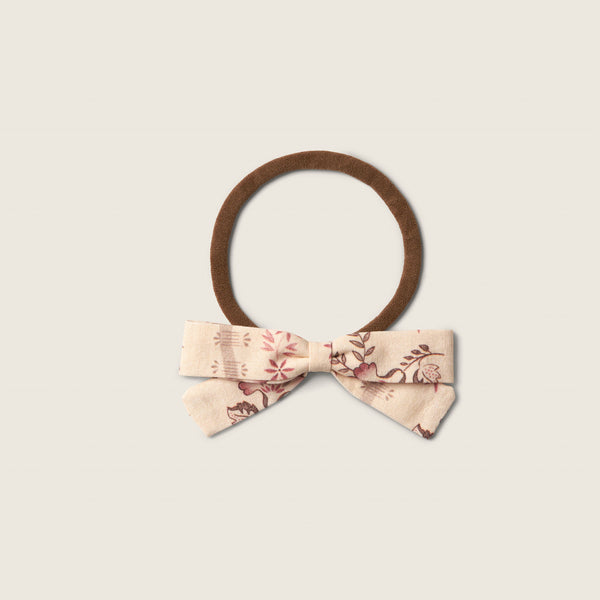 HEADBAND BOW, FALL VINE PRINT