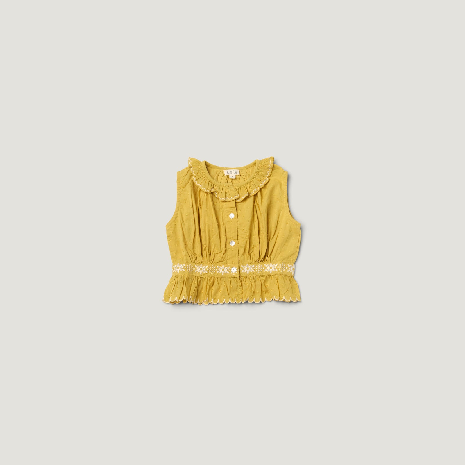 CORA TOP, MISTED YELLOW – Lali