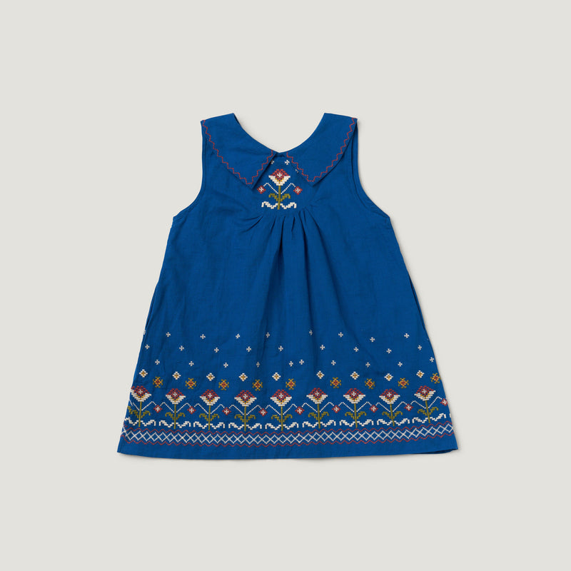 SOFIA SHIFT DRESS, AEGEAN BLUE