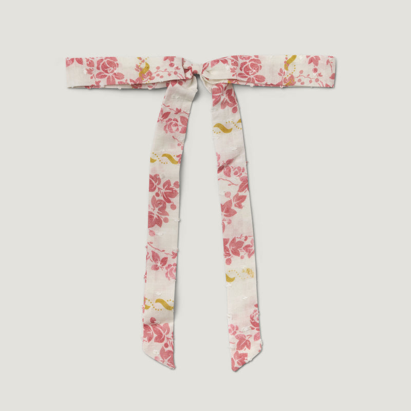 RIBBON BOW, CLIMBING ROSES PRINT