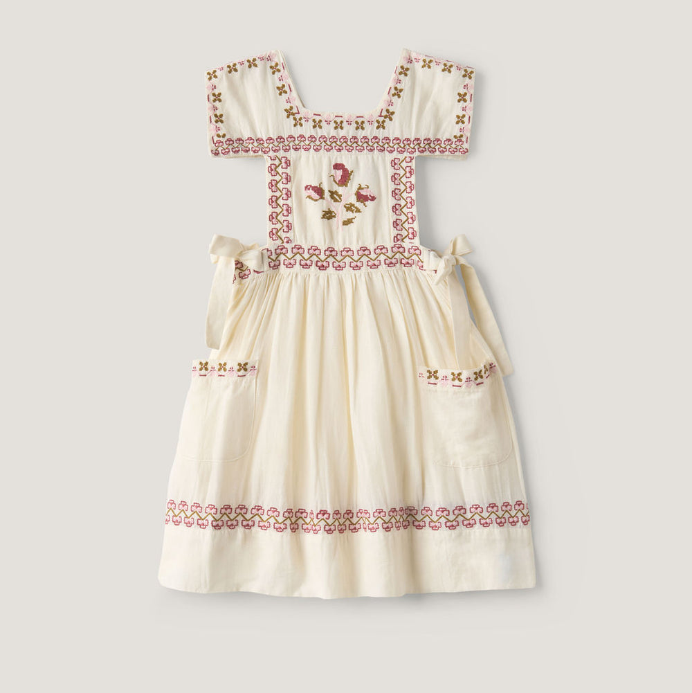 POLLY PINAFORE, ANTIQUE WHITE  Lali