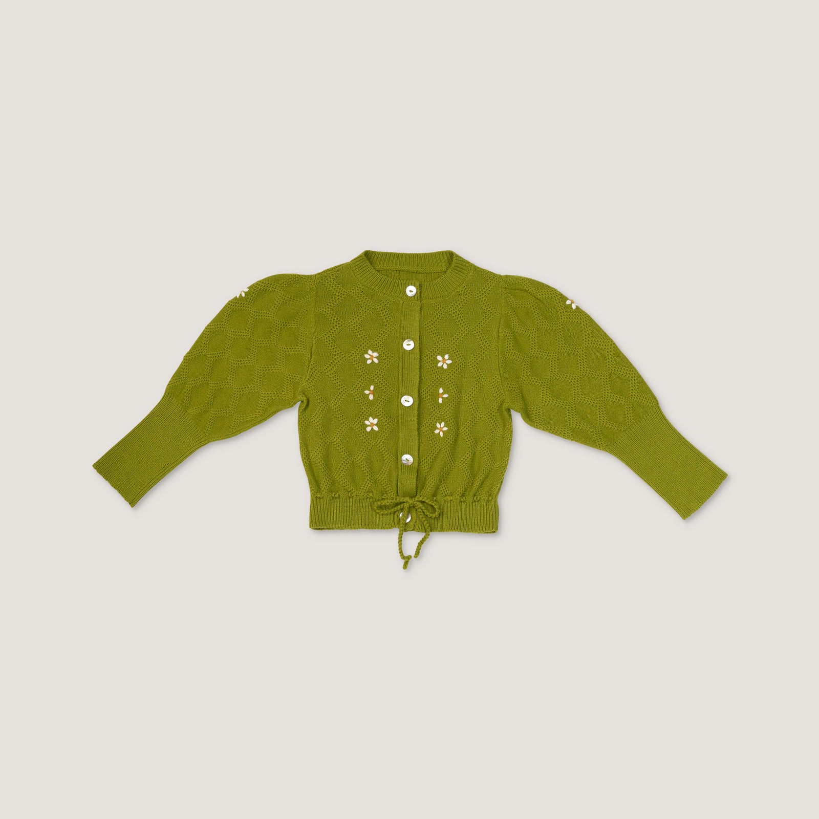トップス Cotton Knit Cardigan 2 Moss Green トップス Cotton Knit Cardigan 2 Moss Green Poetry - Cotton