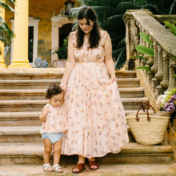 WOMEN'S BUTTERFLY DRESS, BOUGAINVILLEA