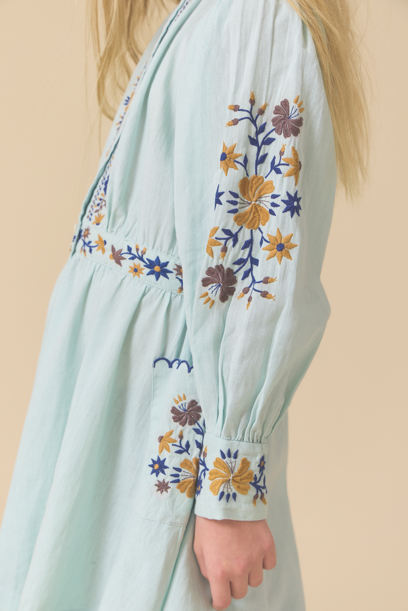 BLAIR DRESS, BLUE HAZE