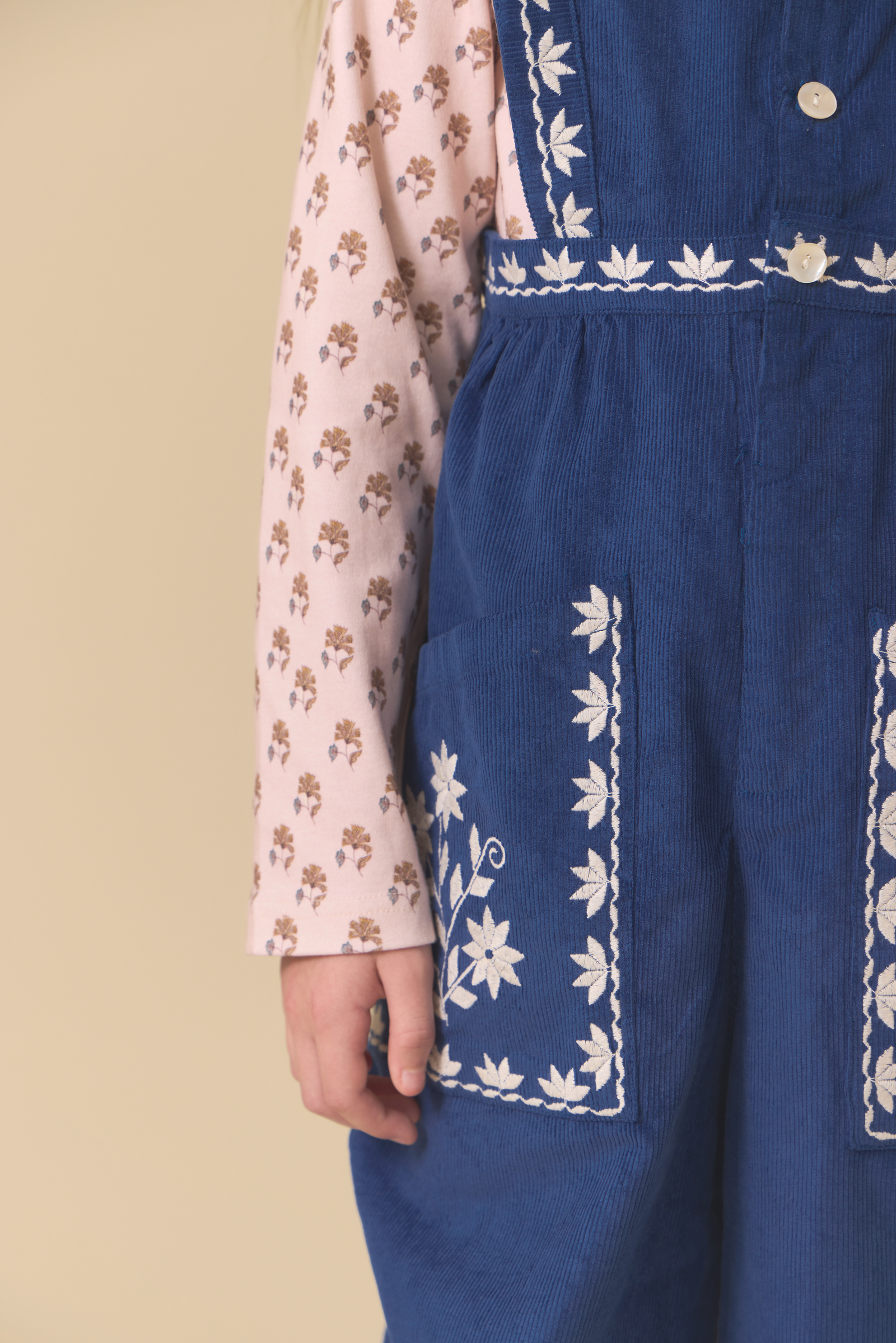 CLARA ROMPER, BIJOU BLUE CORDUROY – Lali