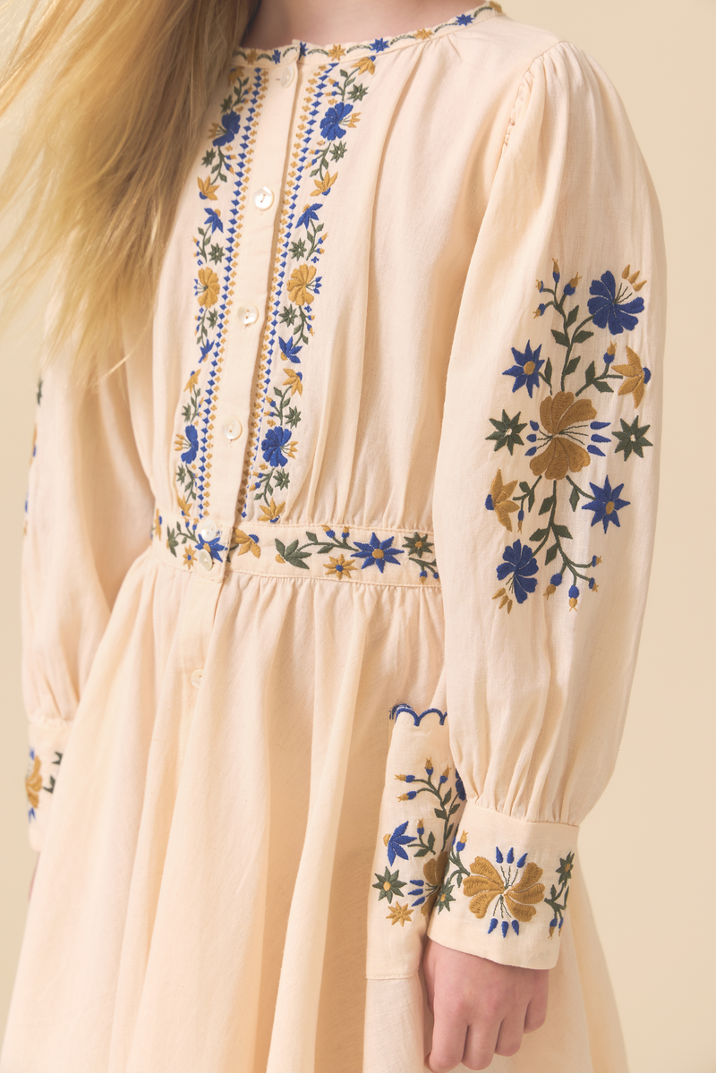 BLAIR DRESS, IVORY