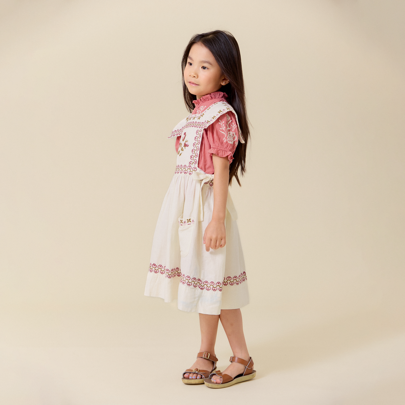 POLLY PINAFORE, ANTIQUE WHITE – Lali