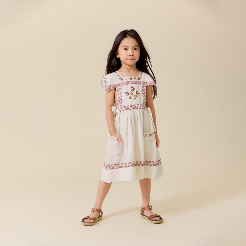 POLLY PINAFORE, ANTIQUE WHITE – Lali