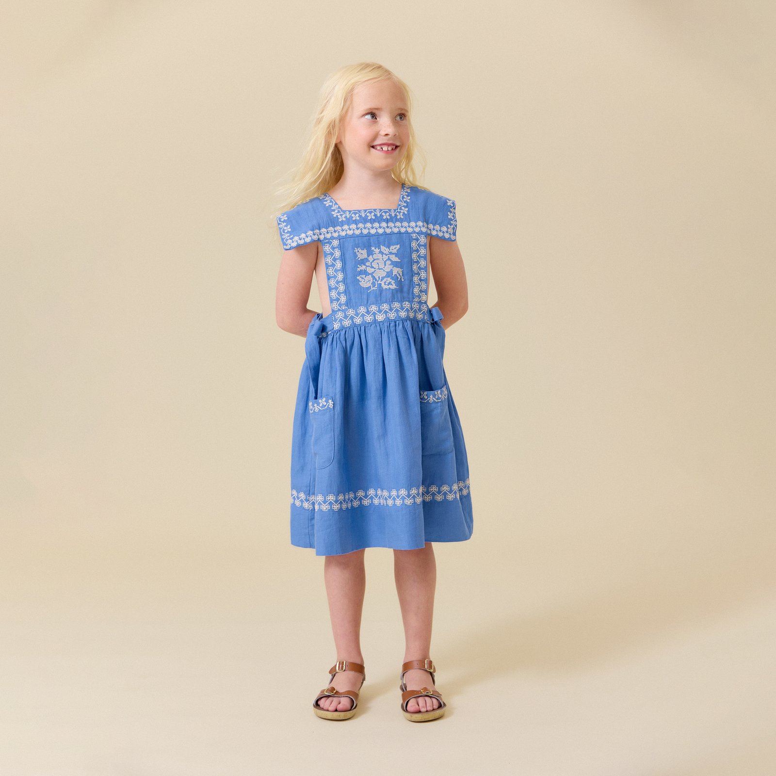 POLLY PINAFORE, COASTAL BLUE – Lali