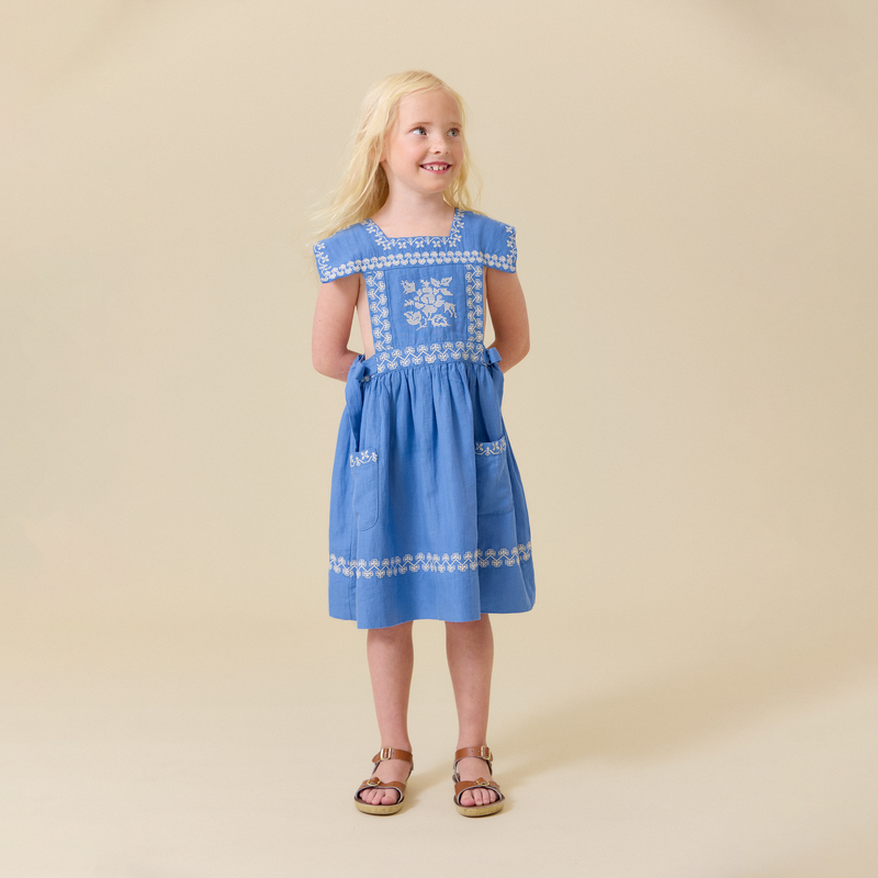 POLLY PINAFORE, COASTAL BLUE – Lali