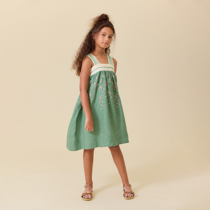 SIENNA DRESS, PERIDOT GREEN  Lali
