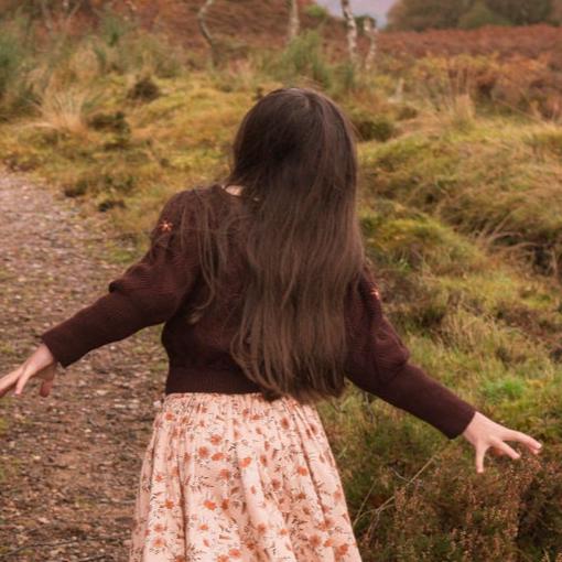 MOSS CARDIGAN, COCOA