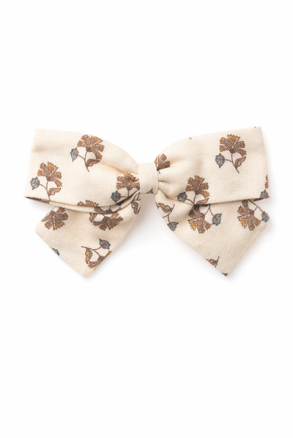 BIG BOW, TEXTURED FLORAL