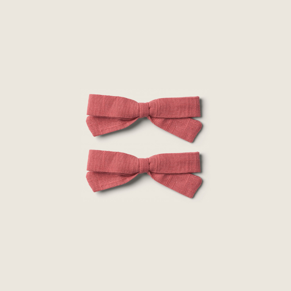 BOW SET, DUSTY CEDAR