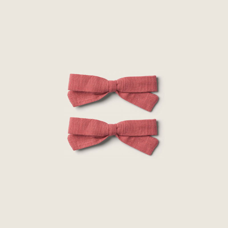 BOW SET, DUSTY CEDAR