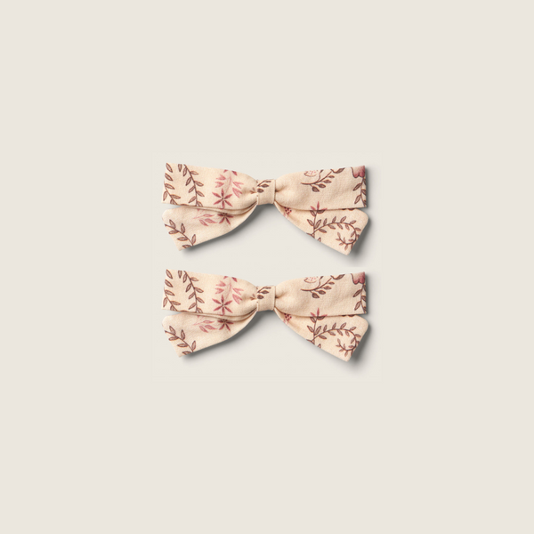 BOW SET, FALL VINE PRINT