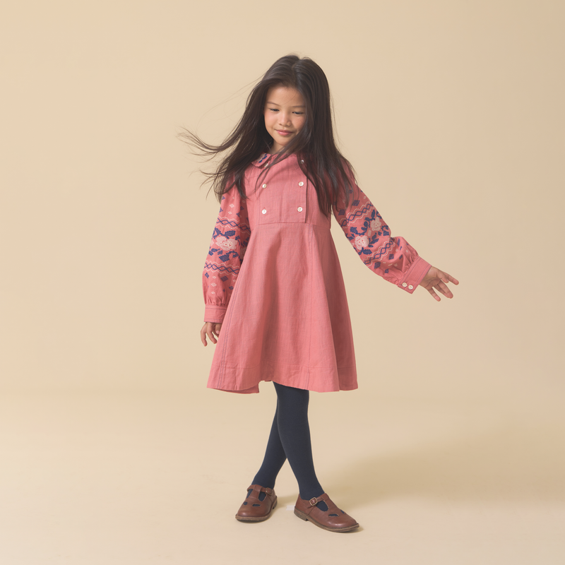 GEMMA DRESS, DUSTY CEDAR