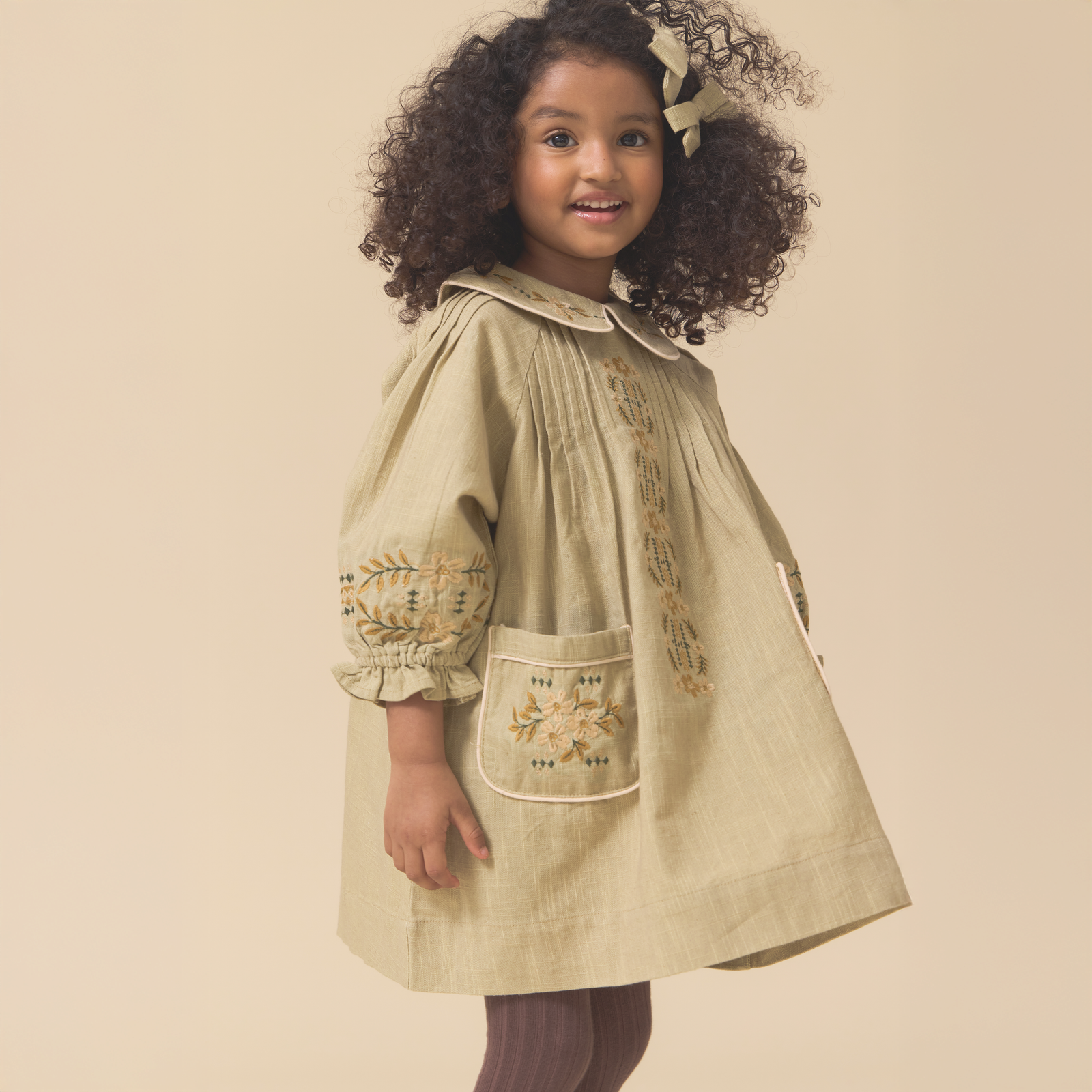 MARIE DRESS, FADED MOSS – Lali MARIE DRESS, FADED MOSS – Lali