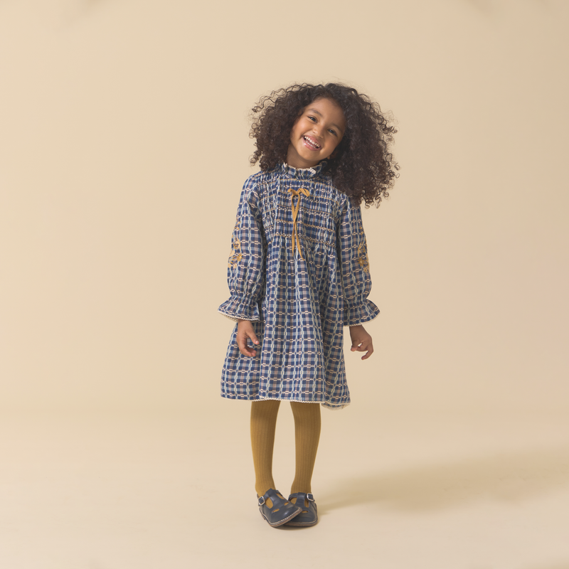 PARVATI DRESS, DOUBLE SIDED YARN DYE